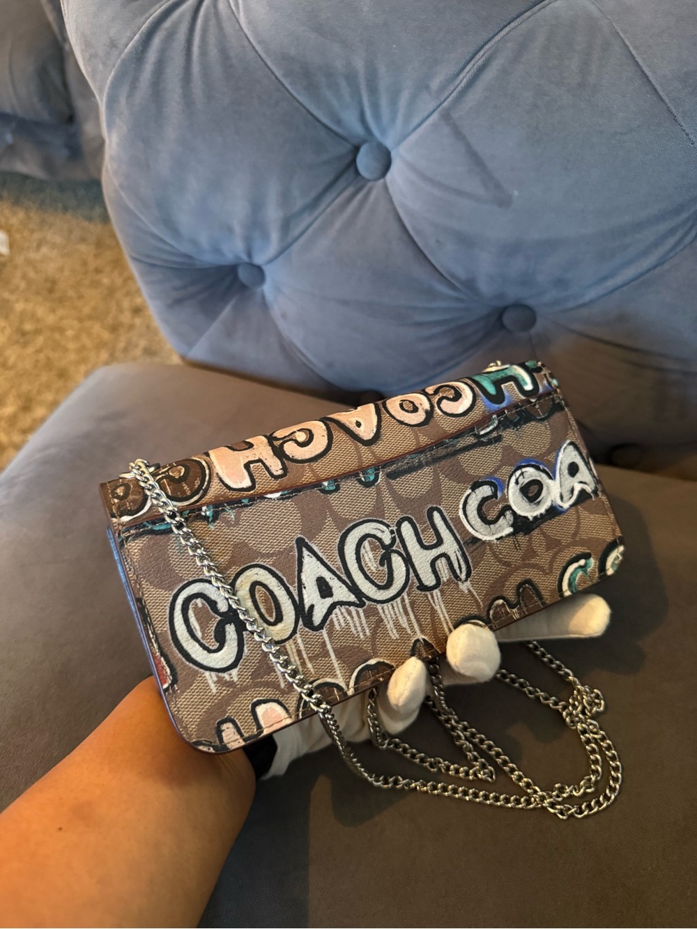 NWT Rare Coach X Mint + Serf Morgan Crossbody In Signature Canvas CM214 - Picture 8 of 17